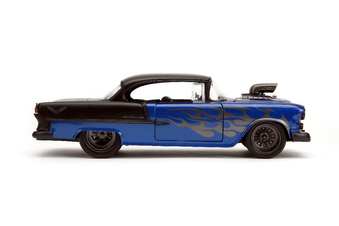 Jada 1/24 "BIGTIME Muscle" 1955 Chevy Bel Air - Metallic Blue