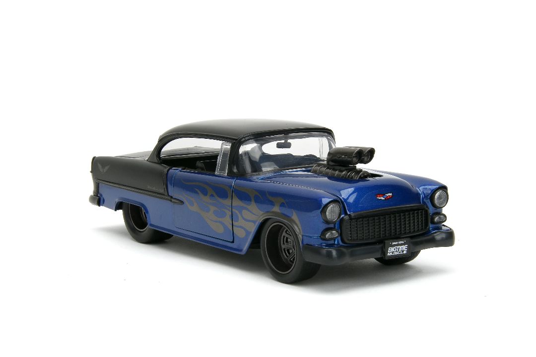 Jada 1/24 "BIGTIME Muscle" 1955 Chevy Bel Air - Metallic Blue