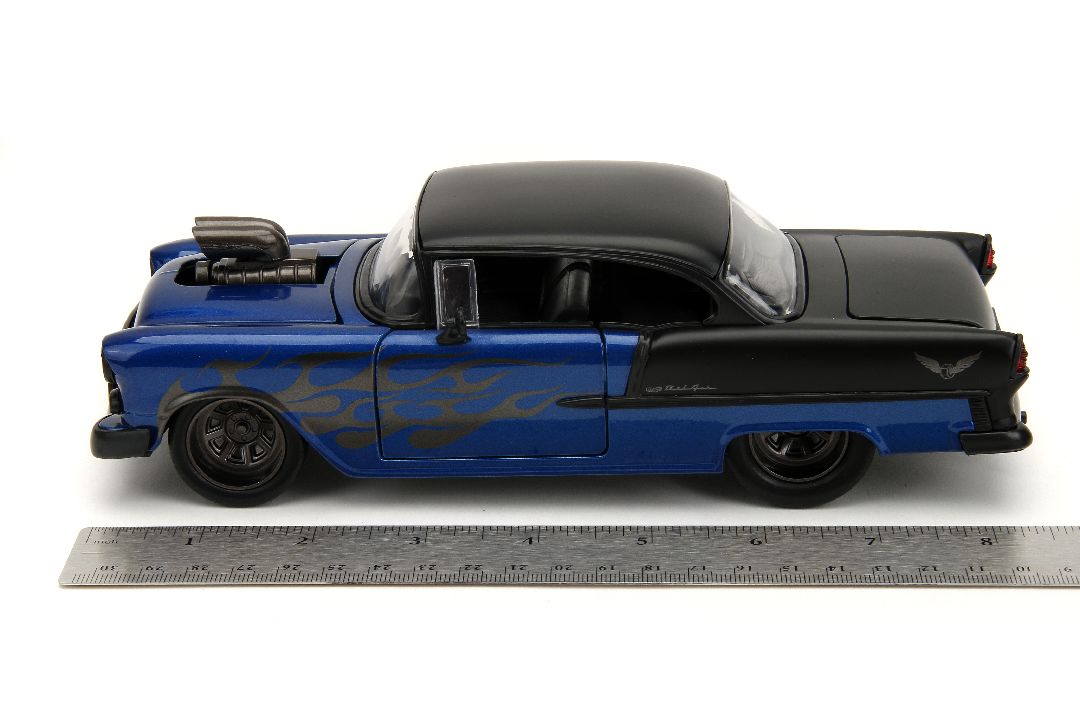 Jada 1/24 "BIGTIME Muscle" 1955 Chevy Bel Air - Metallic Blue