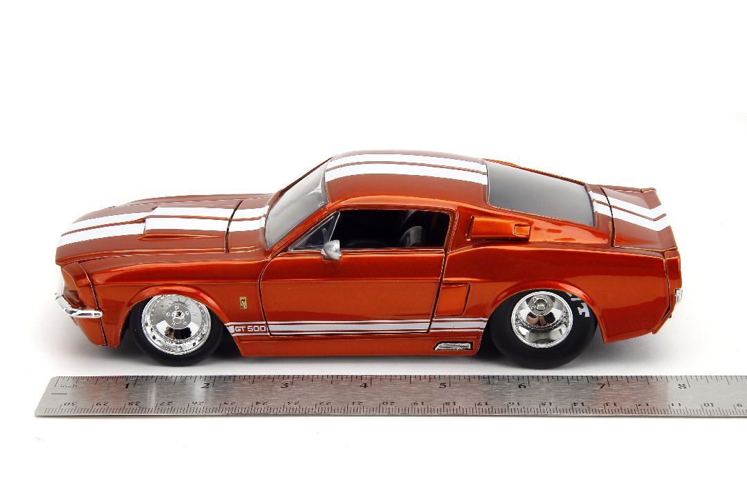 Jada 1/24 "BIGTIME Muscle" 1967 Shelby GT500 - Candy Orange - Click Image to Close