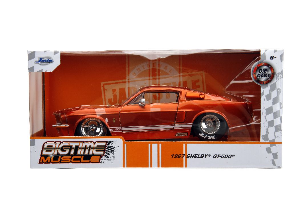 Jada 1/24 "BIGTIME Muscle" 1967 Shelby GT500 - Candy Orange - Click Image to Close