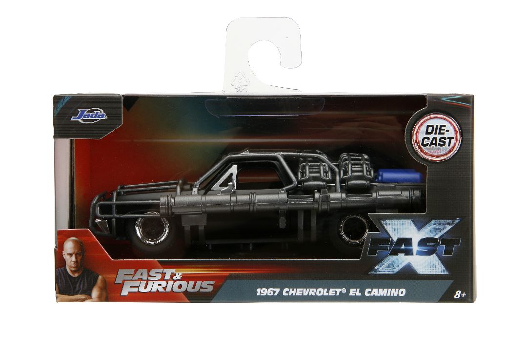 Jada 1/32 "Fast & Furious" 1967 Chevy El Camino w/ Canon - Black