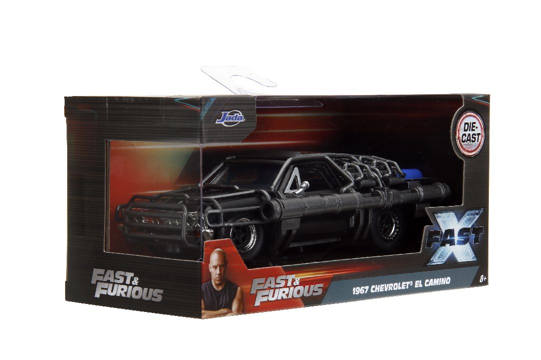 Jada 1/32 "Fast & Furious" 1967 Chevy El Camino w/ Canon - Black
