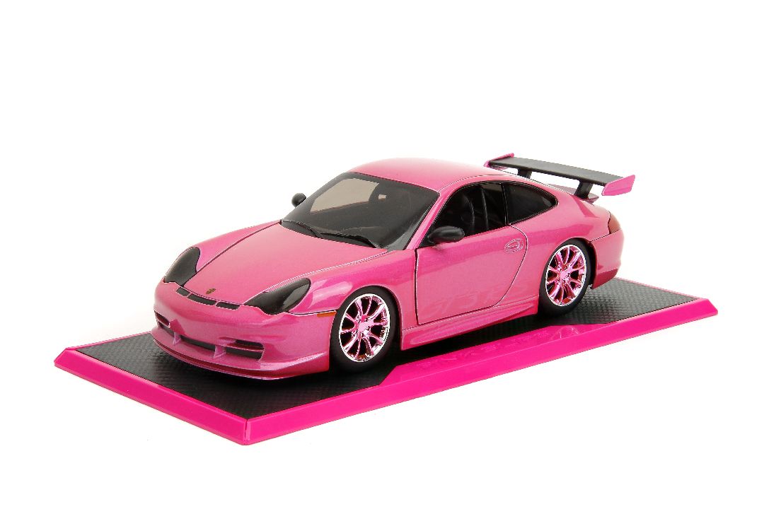 Jada 1/24 "Pink Slips" Porshce 911 GT3 RS - Hot Candy Pink - Click Image to Close