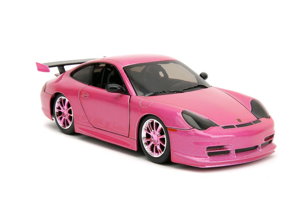 Jada 1/24 "Pink Slips" Porshce 911 GT3 RS - Hot Candy Pink - Click Image to Close