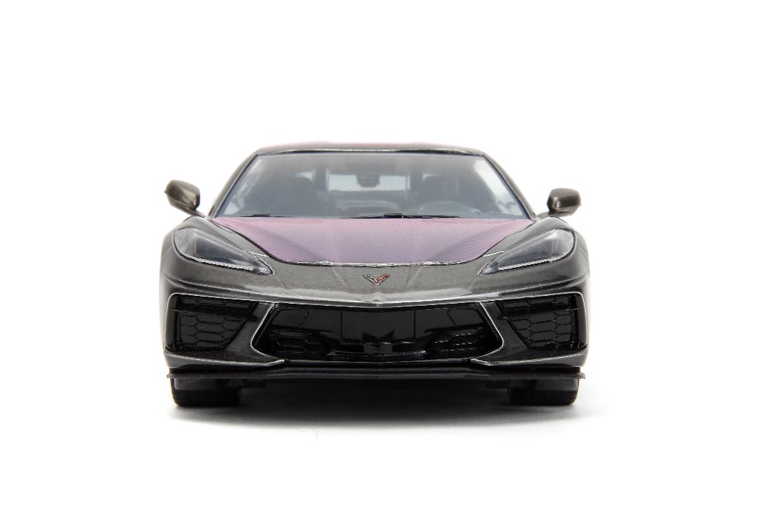 Jada 1/24 "Pink Slips" 2020 Corvette Stingray-Metallic Grey/Pink