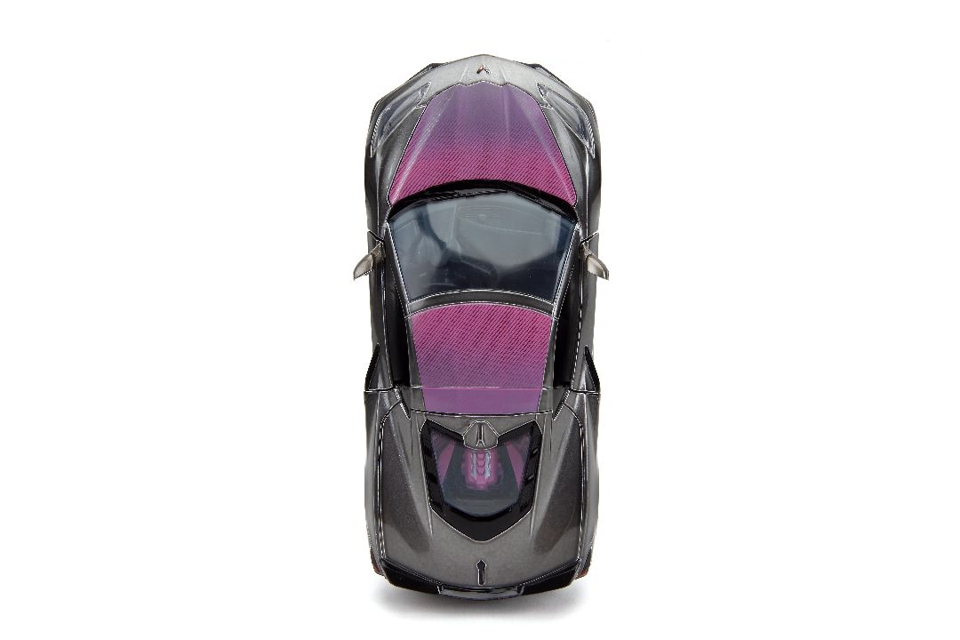 Jada 1/24 "Pink Slips" 2020 Corvette Stingray-Metallic Grey/Pink - Click Image to Close
