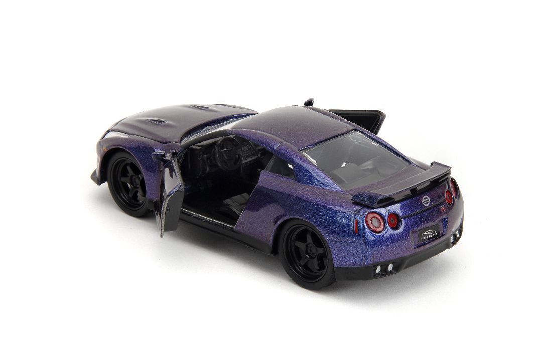 Jada 1/32 "Pink Slips" 2009 Nissan GT-R (R35) - Metallic Purple - Click Image to Close