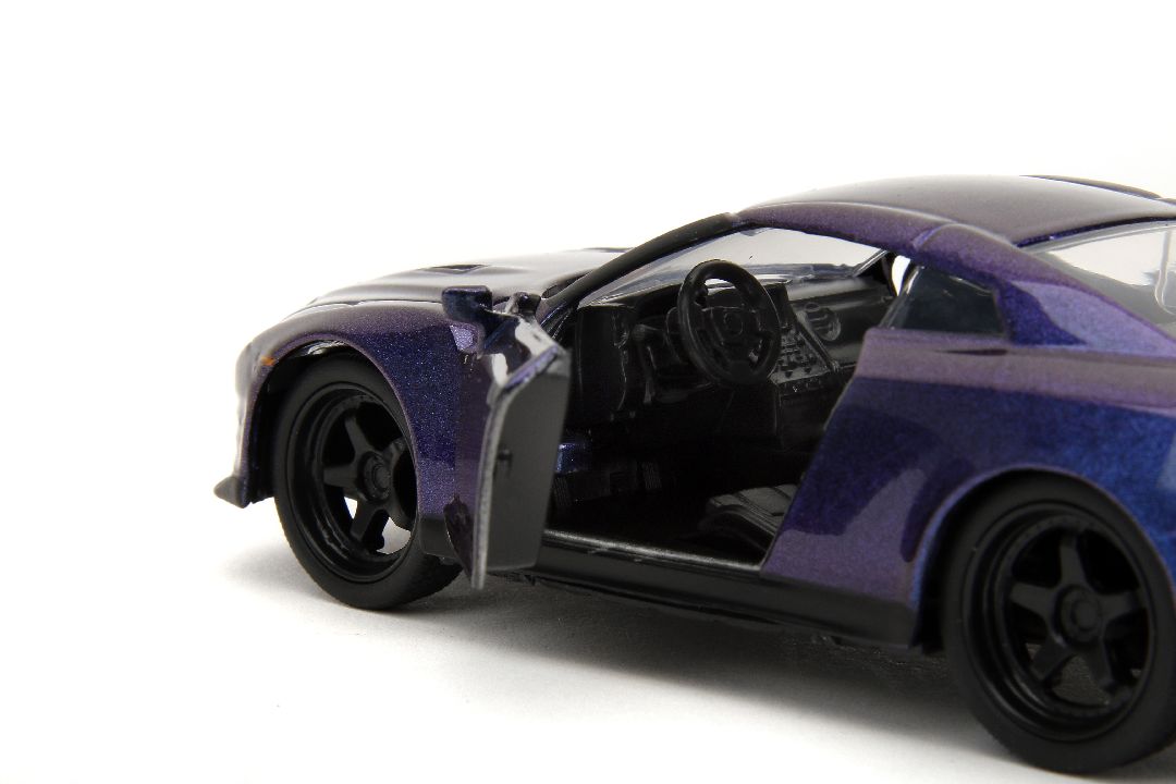 Jada 1/32 "Pink Slips" 2009 Nissan GT-R (R35) - Metallic Purple - Click Image to Close