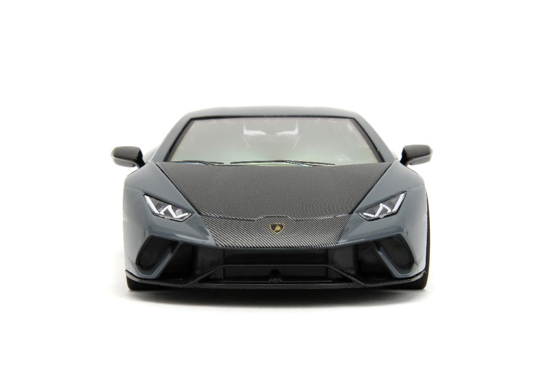 Jada 1/24 "Pink Slips" Lamborghini Huracan Performante -Gray/Blk - Click Image to Close