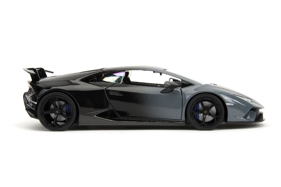 Jada 1/24 "Pink Slips" Lamborghini Huracan Performante -Gray/Blk - Click Image to Close