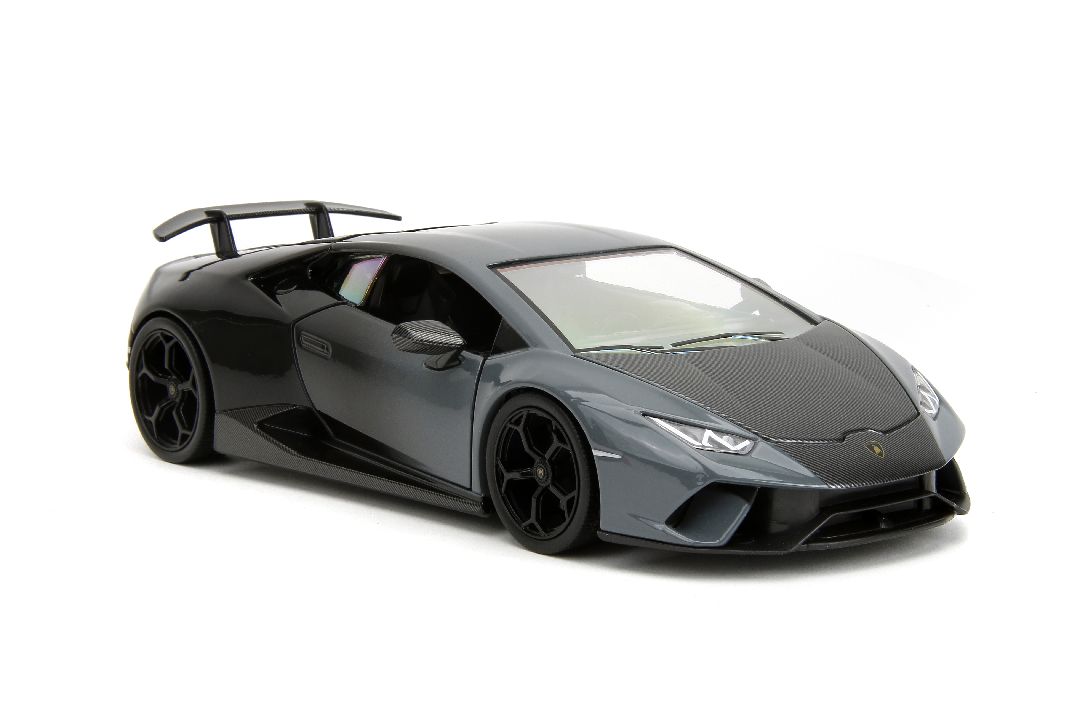 Jada 1/24 "Pink Slips" Lamborghini Huracan Performante -Gray/Blk - Click Image to Close