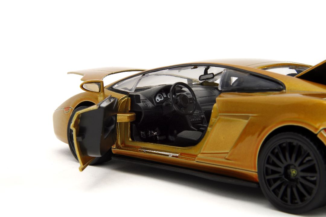 Jada 1/24 Fast X Lamborghini Gallardo - Candy Gold - Click Image to Close