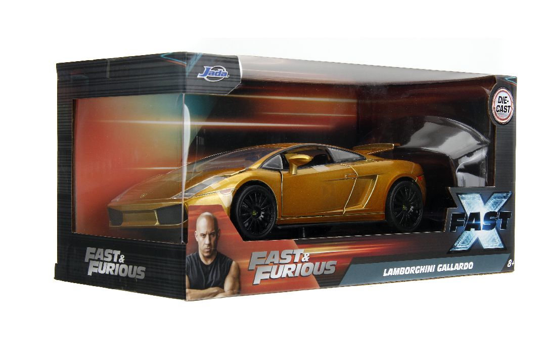 Jada 1/24 Fast X Lamborghini Gallardo - Candy Gold - Click Image to Close