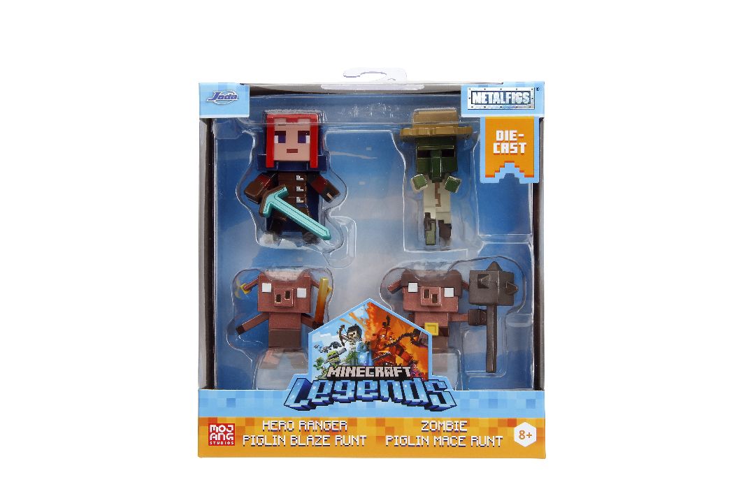 Jada 2.5” Metafigs - Minecraft 4-Pack Wave 2