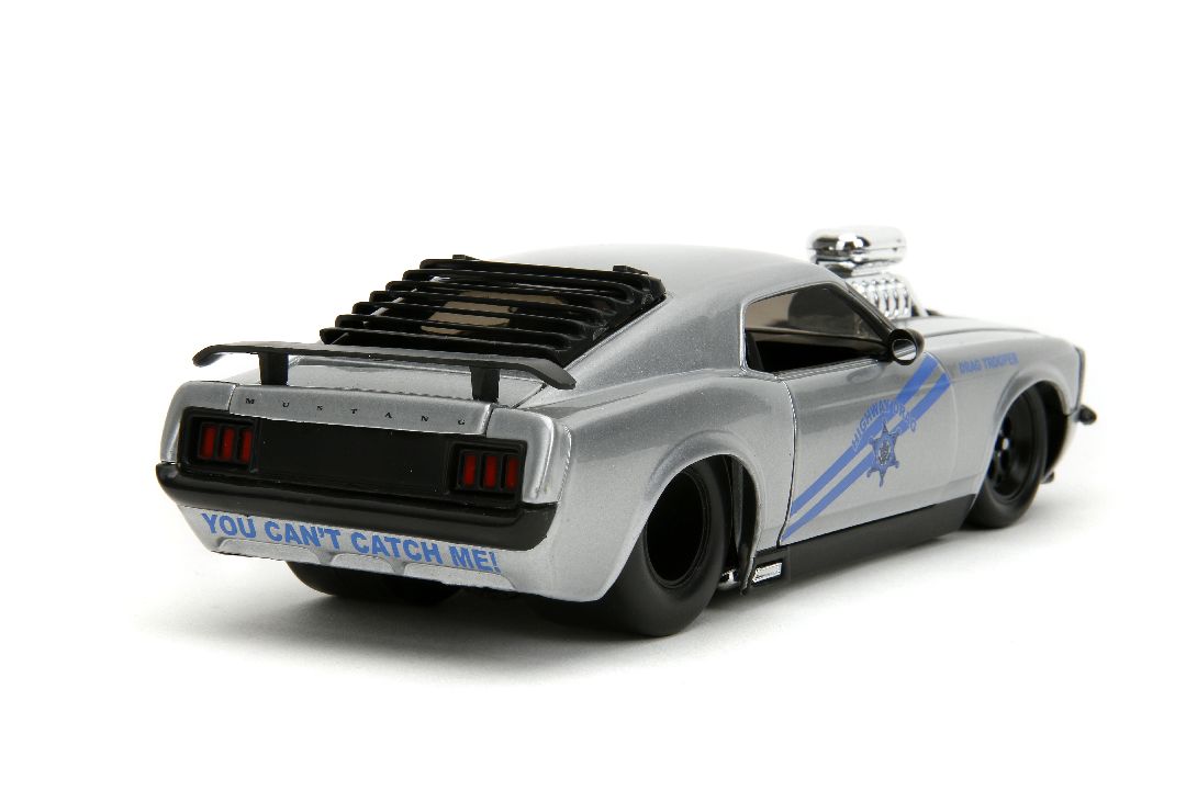 Jada 1/24 "BIGTIME Muscle" 1970 Ford Mustang Boss 429 -Candy Slv - Click Image to Close