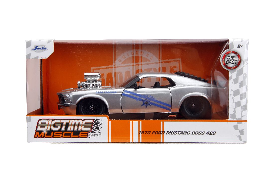 Jada 1/24 "BIGTIME Muscle" 1970 Ford Mustang Boss 429 -Candy Slv