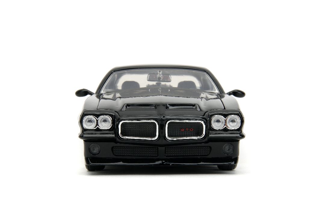 Jada 1/24 "BIGTIME Muscle" 1971 Pontiac GTO Judge - Glossy Black - Click Image to Close