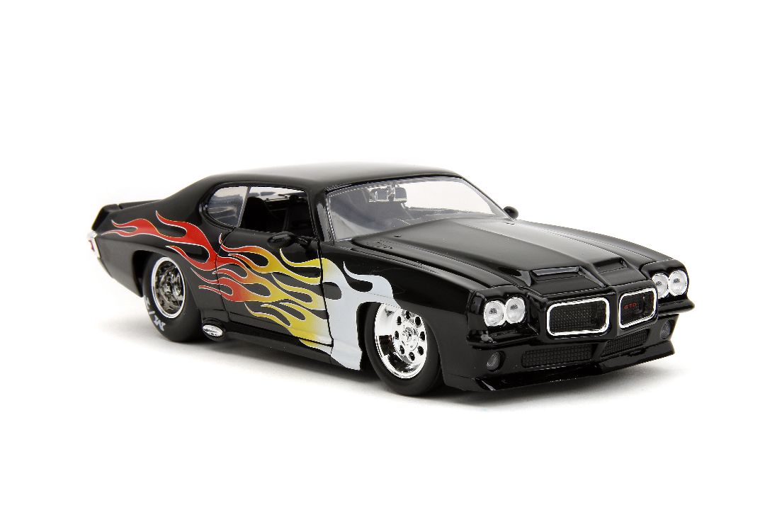 Jada 1/24 "BIGTIME Muscle" 1971 Pontiac GTO Judge - Glossy Black