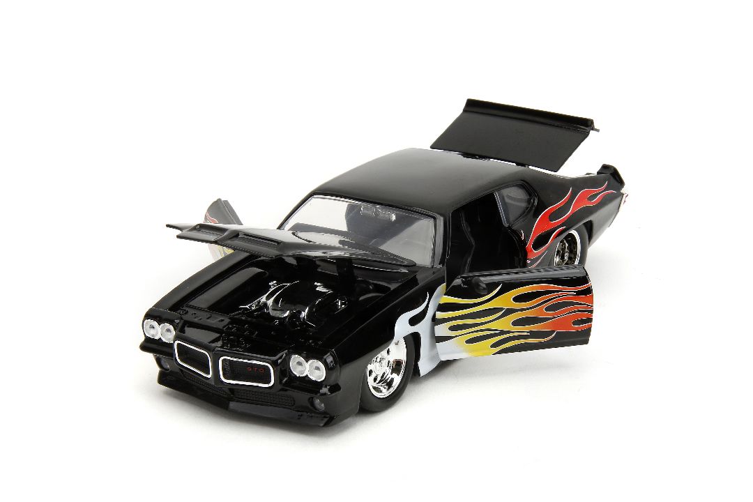 Jada 1/24 "BIGTIME Muscle" 1971 Pontiac GTO Judge - Glossy Black