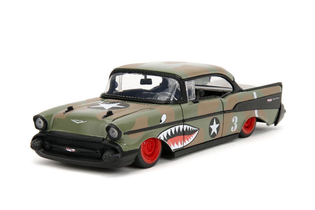 Jada 1/24 "BIGTIME Muscle" - 1957 Chevy Bel Air - Click Image to Close