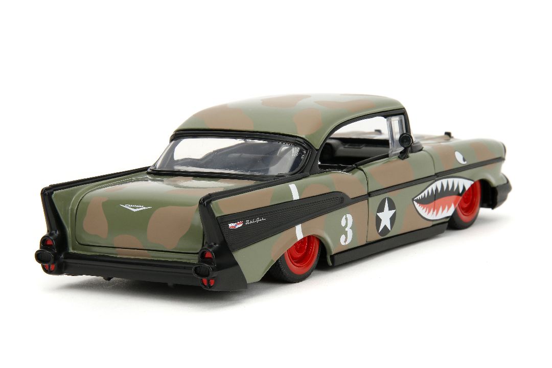 Jada 1/24 "BIGTIME Muscle" - 1957 Chevy Bel Air - Click Image to Close