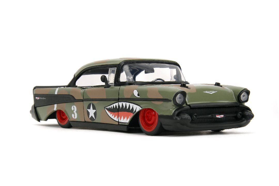 Jada 1/24 "BIGTIME Muscle" - 1957 Chevy Bel Air - Click Image to Close