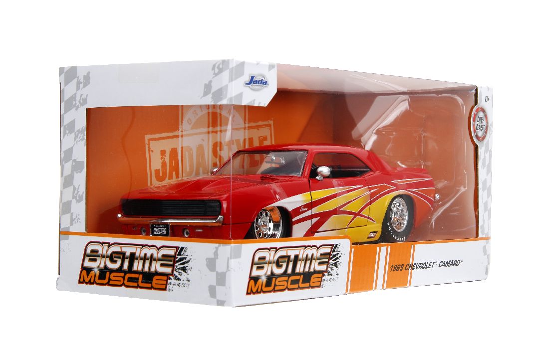 Jada 1/24 "BIGTIME Muscle" - 1969 Chevy Camaro - Click Image to Close