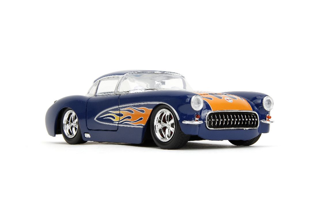 Jada 1/24 "BIGTIME Muscle" - 1957 Chevy Corvette - Click Image to Close