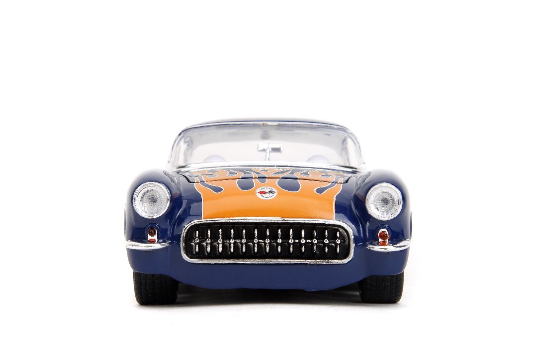 Jada 1/24 "BIGTIME Muscle" - 1957 Chevy Corvette - Click Image to Close