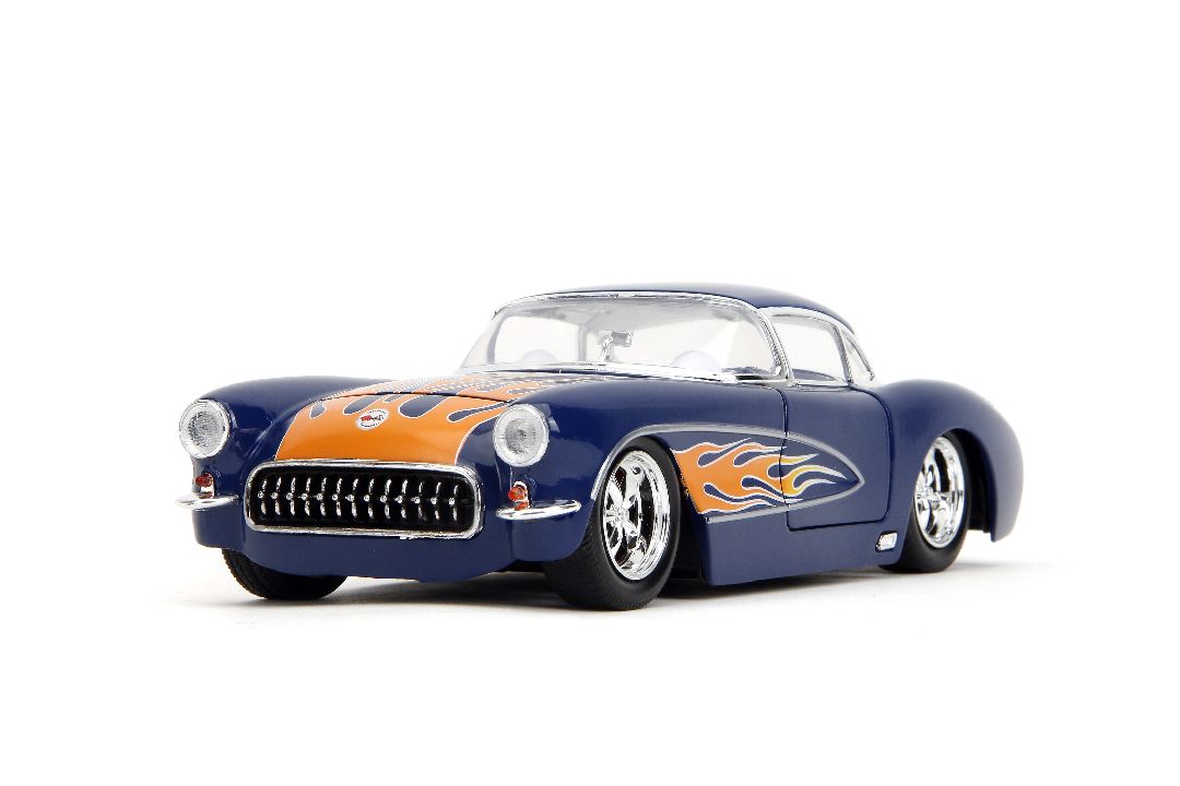 Jada 1/24 "BIGTIME Muscle" - 1957 Chevy Corvette - Click Image to Close