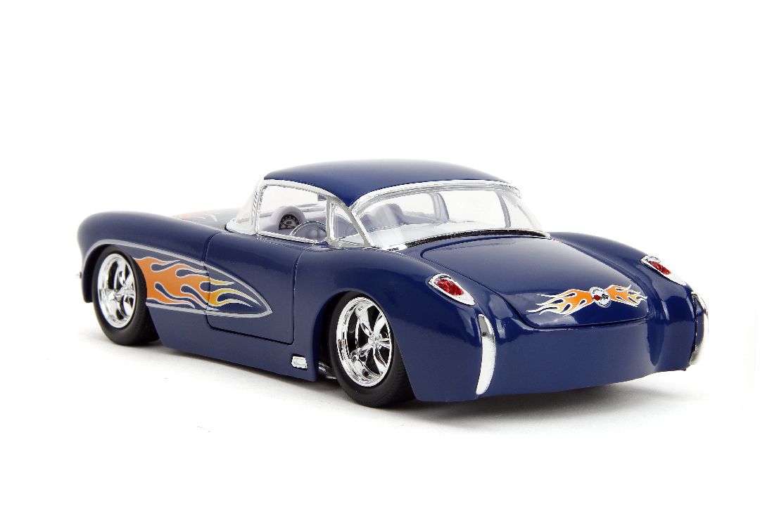 Jada 1/24 "BIGTIME Muscle" - 1957 Chevy Corvette - Click Image to Close