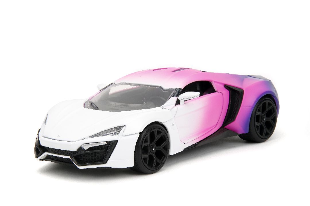 Jada 1/24 "Pink Slips" w/Base - Lykan HyperSport - Click Image to Close