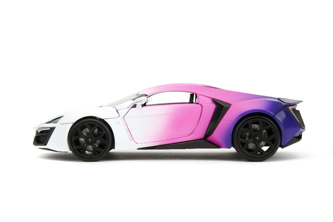 Jada 1/24 "Pink Slips" w/Base - Lykan HyperSport - Click Image to Close