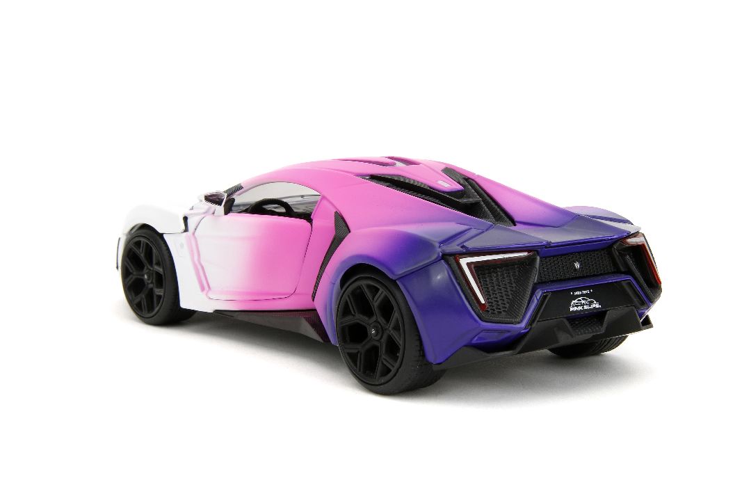 Jada 1/24 "Pink Slips" w/Base - Lykan HyperSport