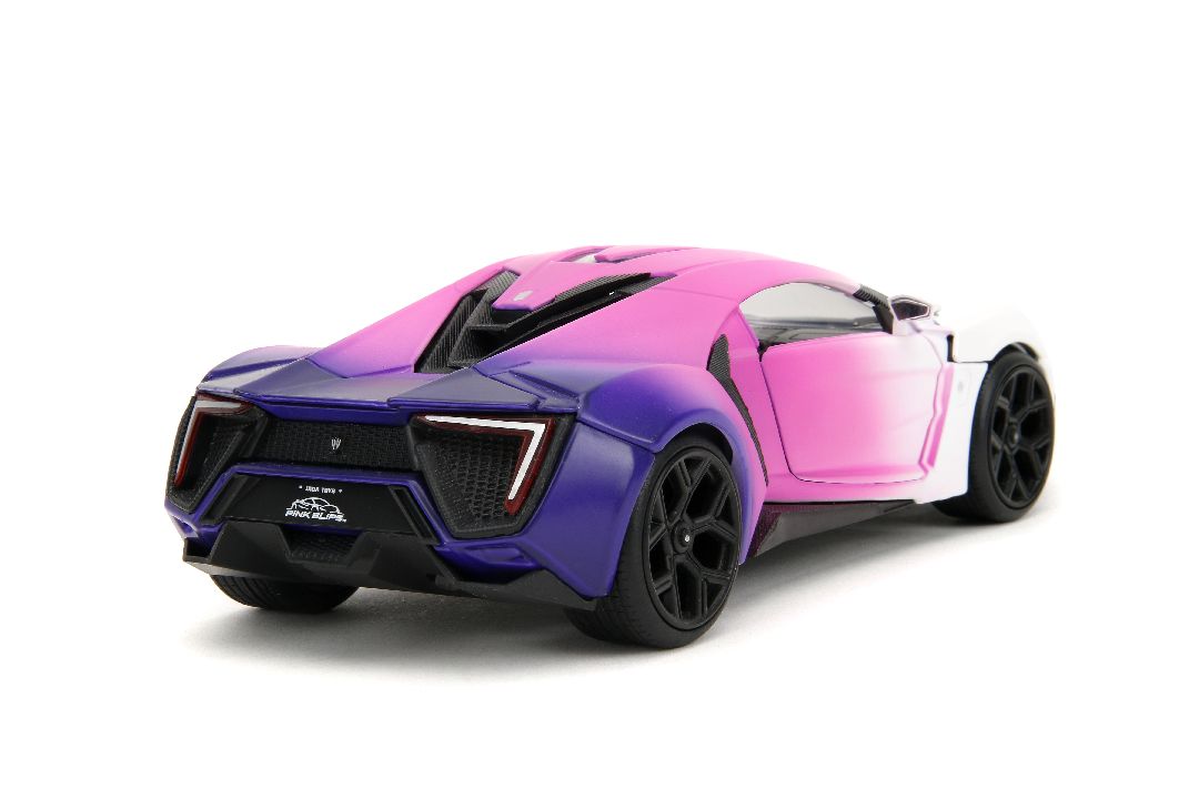 Jada 1/24 "Pink Slips" w/Base - Lykan HyperSport