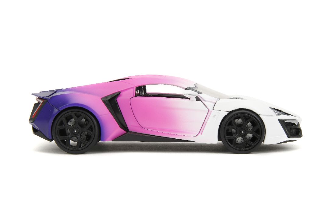 Jada 1/24 "Pink Slips" w/Base - Lykan HyperSport