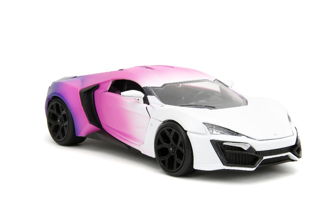 Jada 1/24 "Pink Slips" w/Base - Lykan HyperSport