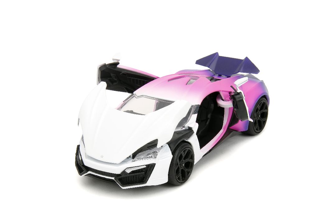 Jada 1/24 "Pink Slips" w/Base - Lykan HyperSport - Click Image to Close