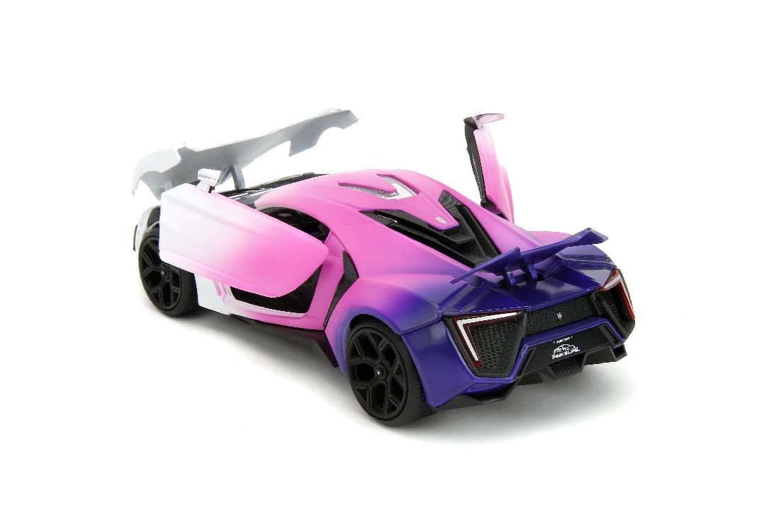 Jada 1/24 "Pink Slips" w/Base - Lykan HyperSport - Click Image to Close