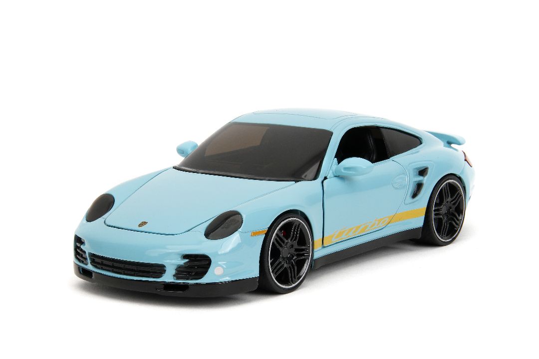 Jada 1/24 "Pink Slips" w/Base - Porsche 911 997 - Click Image to Close