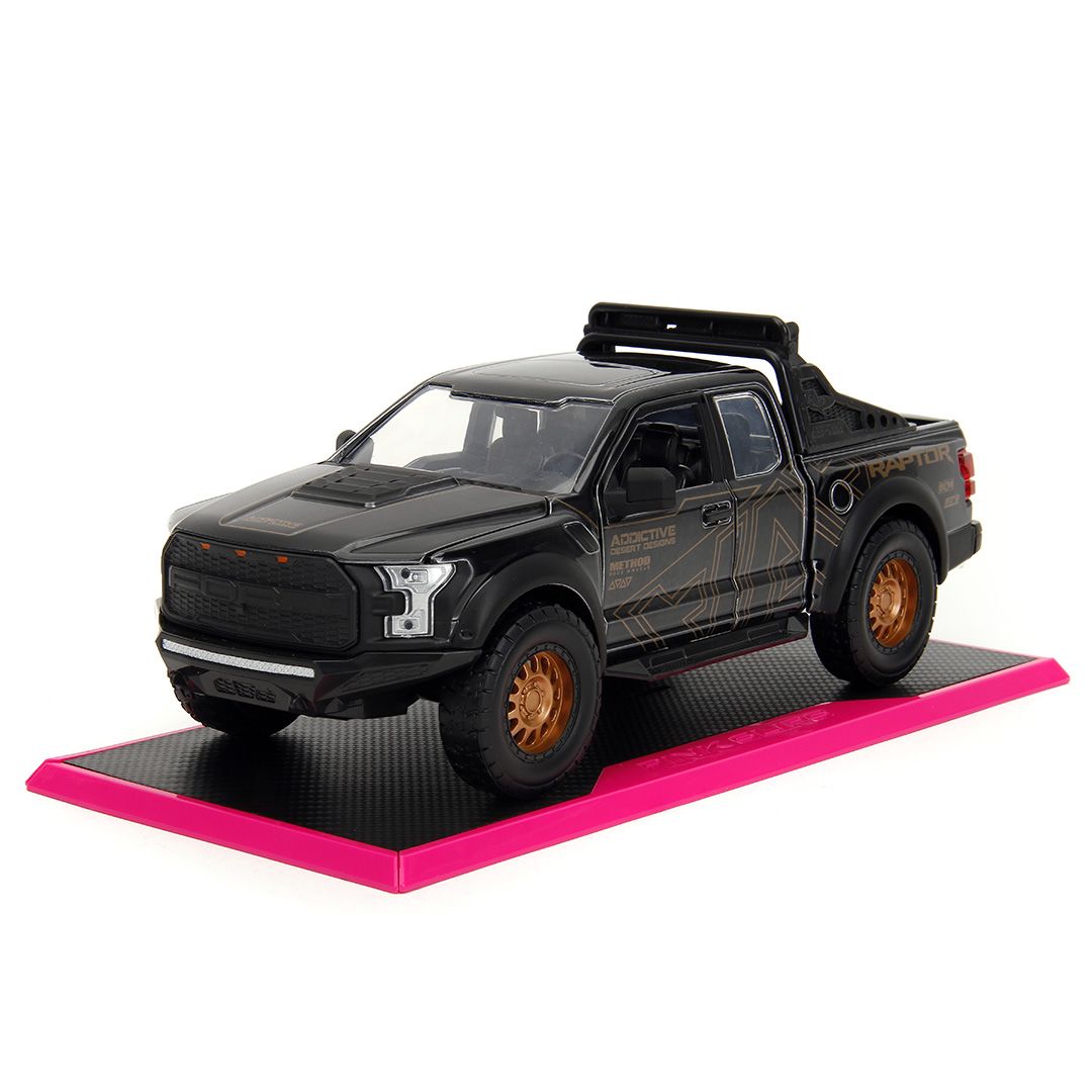 Jada 1/24 Pink Slips w/ Base - 2017 Ford F-150 Raptor - Click Image to Close