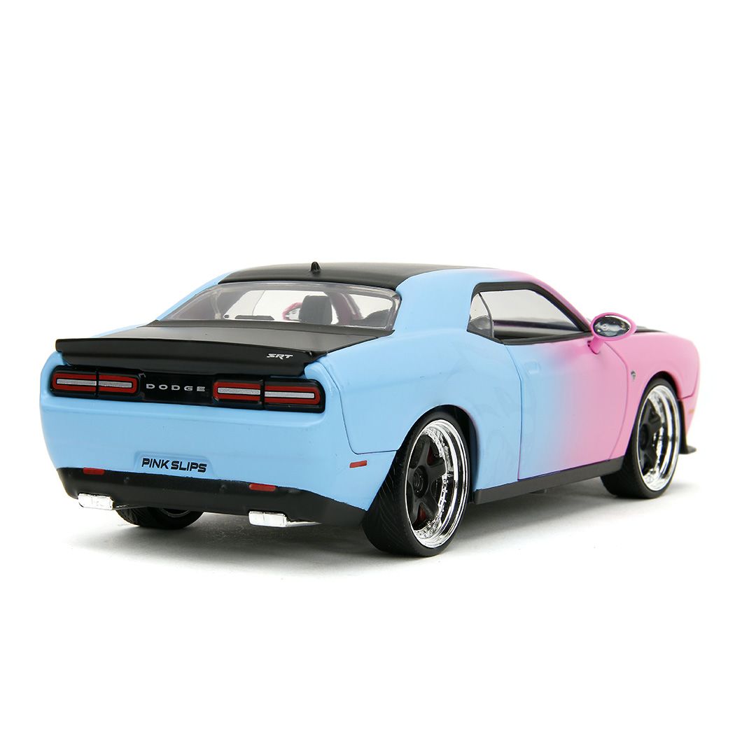 Jada 1/24 Pink Slips w/Base - 2015 Dodge Challenger SRT Hellcat