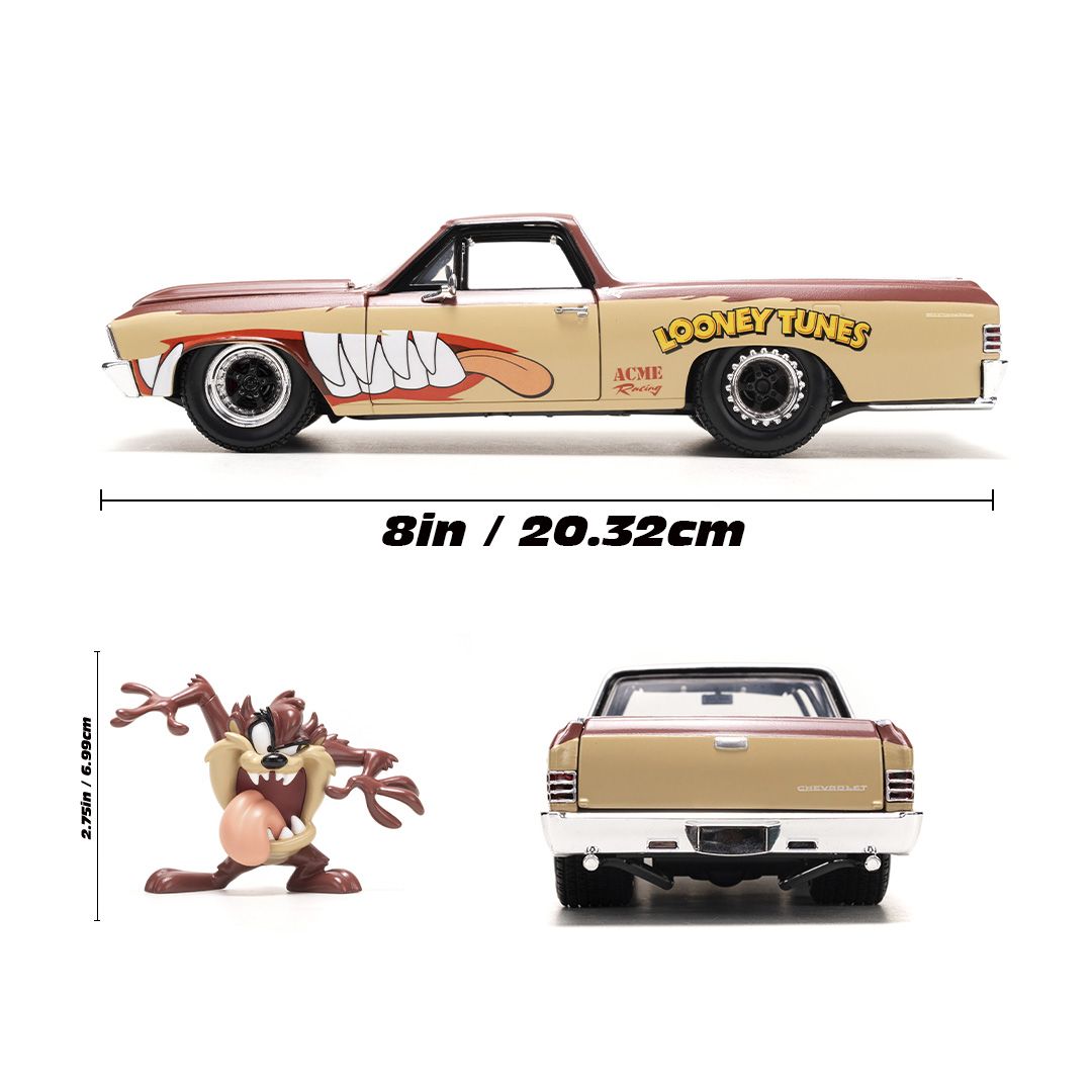 Jada 1/24 1967 Chevy El Camino w/ Tasmanian Devil - Click Image to Close