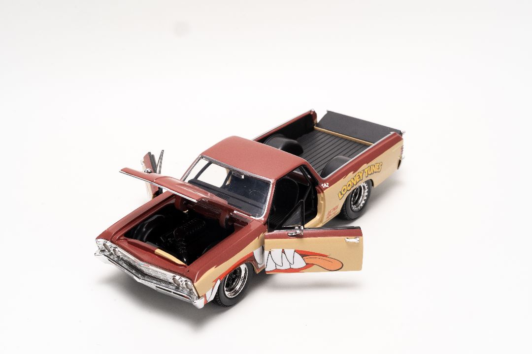 Jada 1/24 1967 Chevy El Camino w/ Tasmanian Devil - Click Image to Close