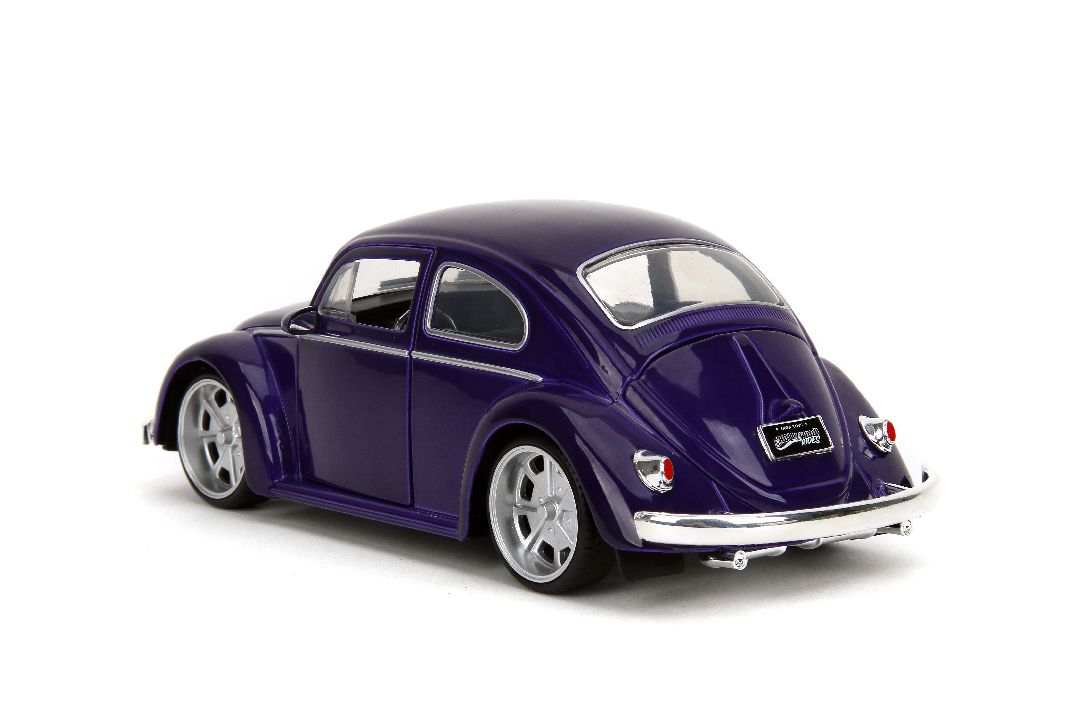 Jada 1/24 "Hollywood Rides" 1959 VW Beetle w/ Wednesday Addams