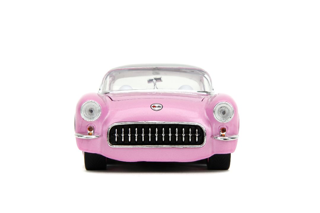 Jada 1/24 "Pink Slips" w/Base - 1957 Corvette