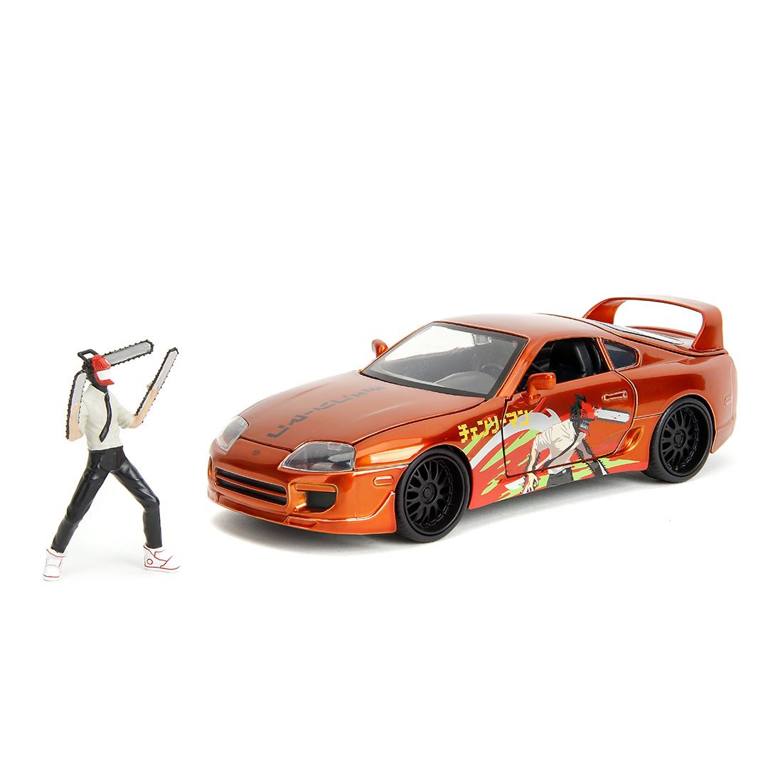 Jada 1/24 "Hollywood Rides" - 1995 Supra w/ Chainsaw Man