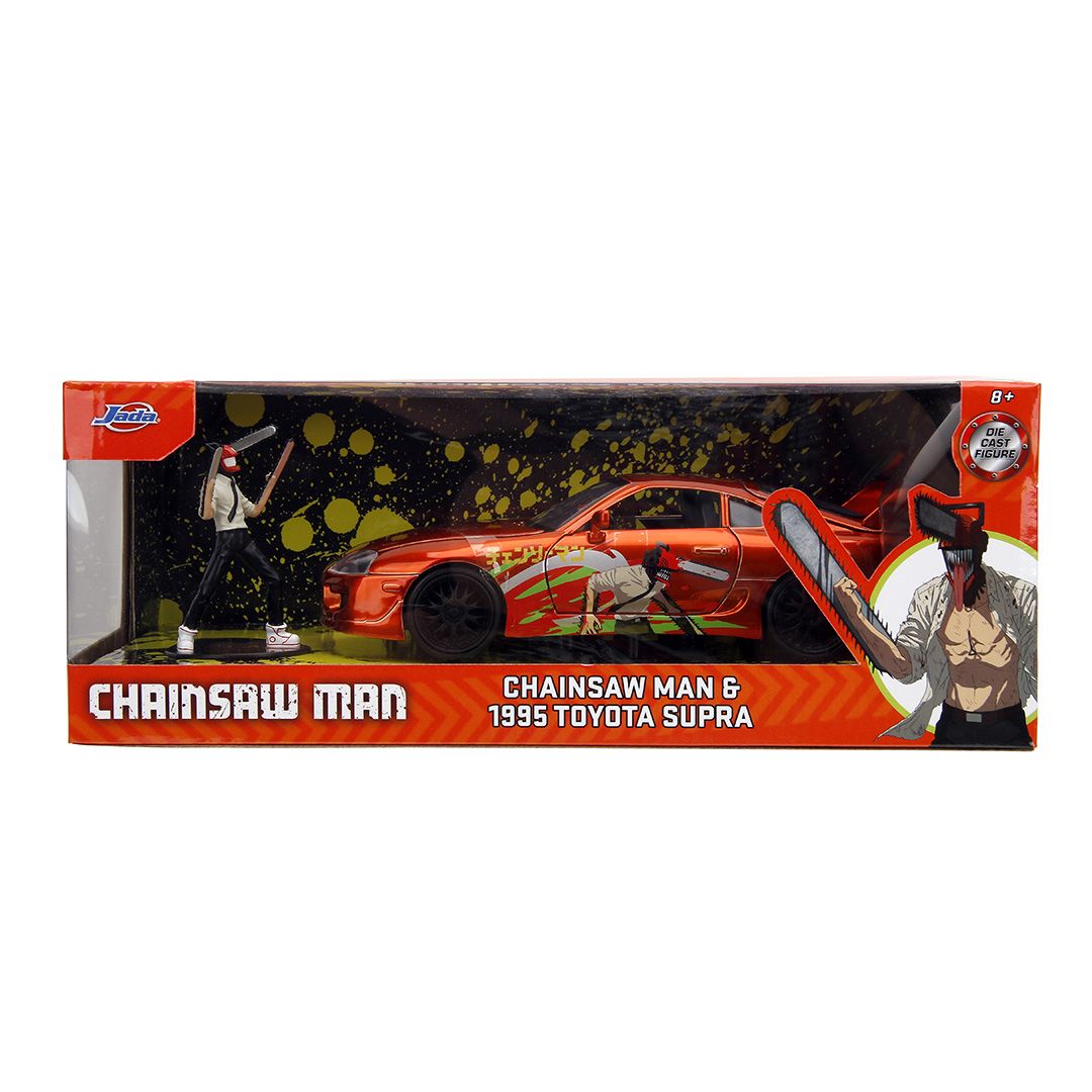 Jada 1/24 "Hollywood Rides" - 1995 Supra w/ Chainsaw Man
