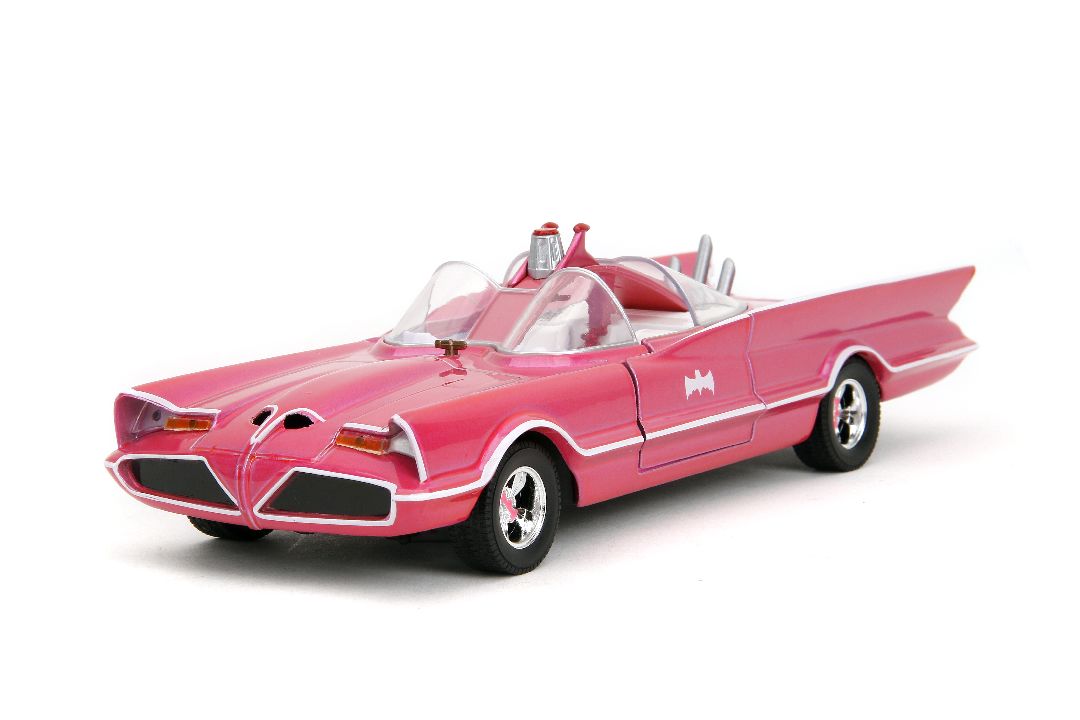 Jada 1/24 "Pink Slips" 1966 Classic TV Series Batmobile (Pink) - Click Image to Close